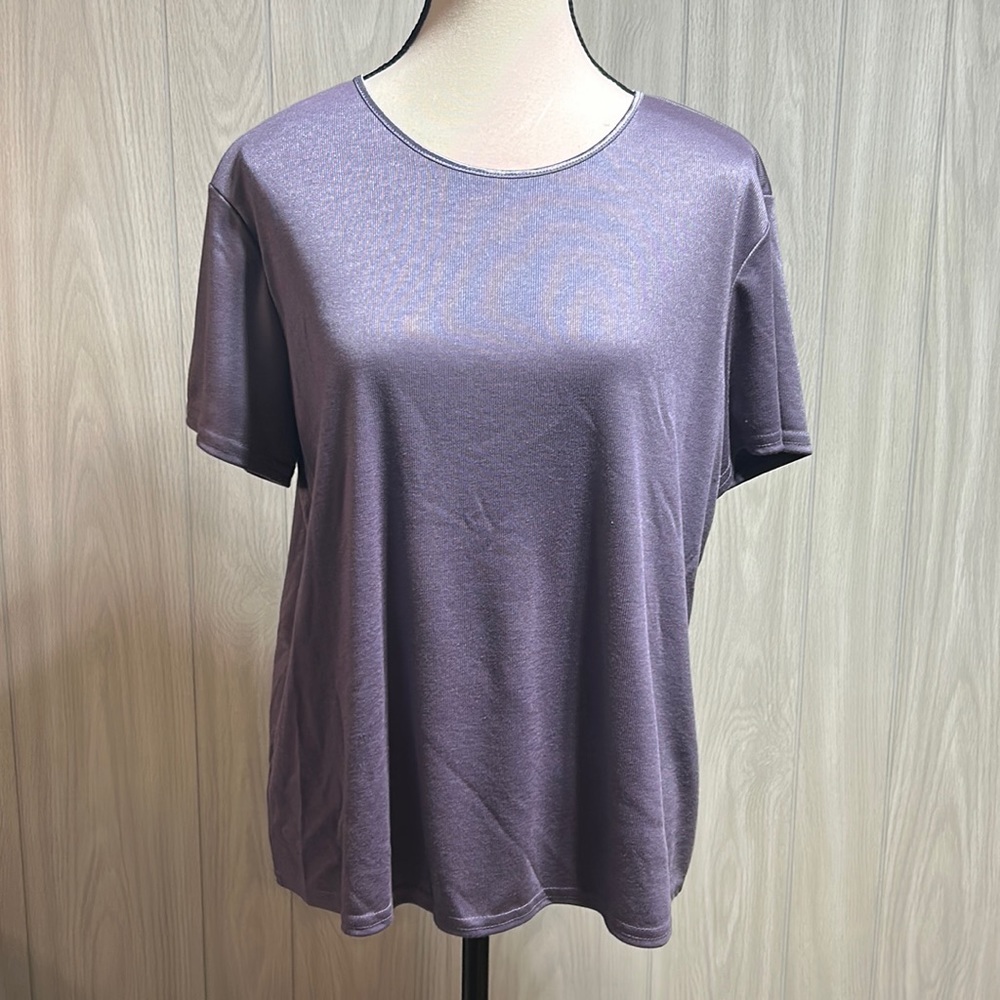 Kathie Lee Collection short sleeve blouse size XL